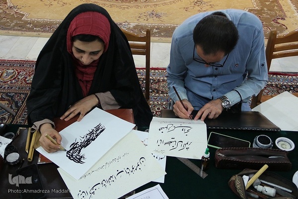 «مشق قدر» هنرمندان استان فارس در شب قدر‎‎
