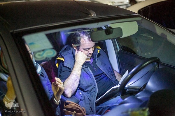 مراسم احیای شب بیست و سوم ماه مبارک رمضان، به صورت خودرویی در پارک کوهستانی دراک شیراز