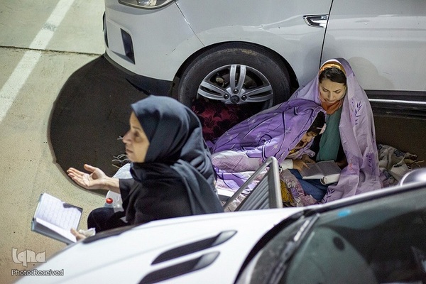 مراسم احیای شب بیست و سوم ماه مبارک رمضان، به صورت خودرویی در پارک کوهستانی دراک شیراز