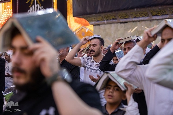 مراسم احیای شب بیست و سوم ماه مبارک رمضان در حرم مطهر حضرت عباس (ع)