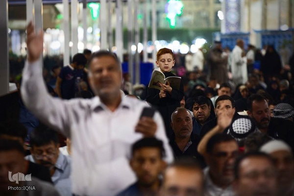 مراسم احیای شب بیست و سوم ماه مبارک رمضان در حرم مطهر حضرت عباس (ع)