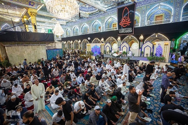 مراسم احیای شب بیست و سوم ماه مبارک رمضان در حرم مطهر حضرت عباس (ع)