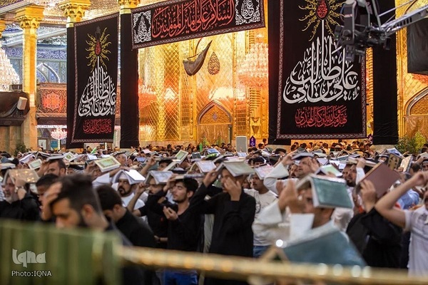 مراسم احیای شب بیست و سوم ماه مبارک رمضان در حرم مطهر حضرت عباس (ع)