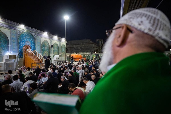 مراسم احیای شب بیست و سوم ماه مبارک رمضان در حرم مطهر حضرت عباس (ع)