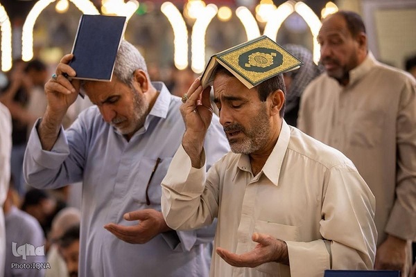 مراسم احیای شب بیست و سوم ماه مبارک رمضان در حرم مطهر حضرت عباس (ع)