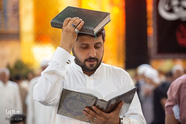 مراسم احیای شب بیست و سوم ماه مبارک رمضان در حرم مطهر حضرت عباس (ع)