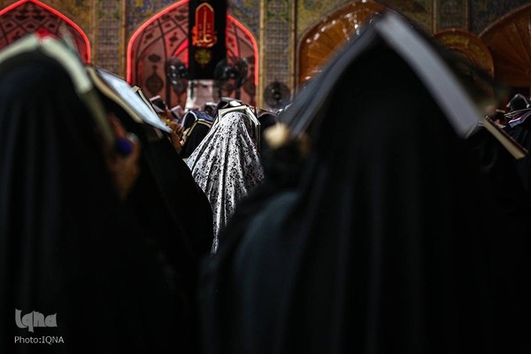 مراسم احیای شب ۲۳ رمضان در حرم مطهر حضرت علی(ع)