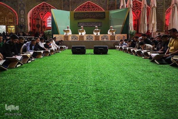 مراسم احیای شب ۲۳ رمضان در حرم مطهر حضرت علی(ع)