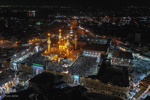 مراسم احیای شب ۲۳ رمضان در آستان مقدس کاظمیه (ع)