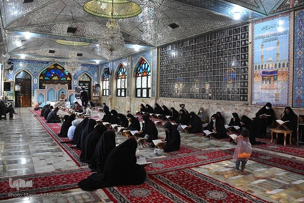 مراسم جزءخوانی قرآن کریم در سمنان‎‎‎‎