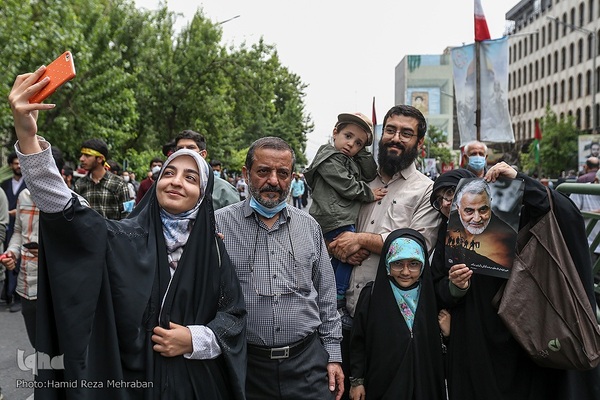 راهپیمایی روز قدس در تهران