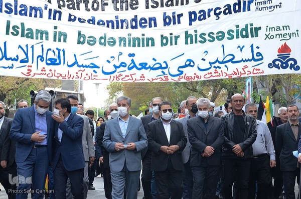 راهپیمایی روز جهانی قدس در تبریز