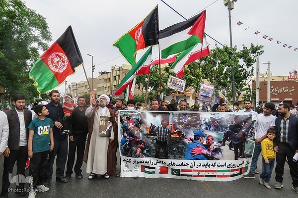 حضور مردم افغانستان در راهپیمایی روز قدس