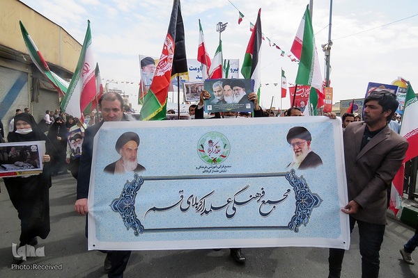 حضور مردم افغانستان در راهپیمایی روز قدس