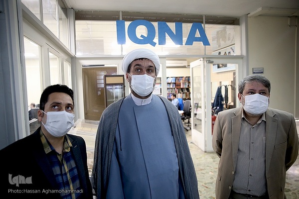 بازدید شیخ خیرالدین الهادی، مدیر دارالقرآن آستان مقدس امام حسین(ع) از تحریریه فارسی ایکنا