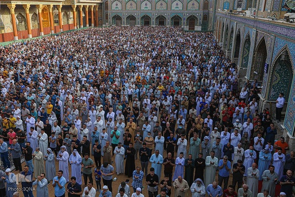 اقامه نماز عید سعید فطر در آستان مقدس کاظمیه