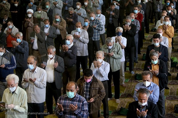 نماز عید سعید فطر در دانشگاه تهران