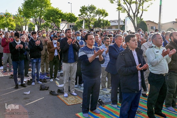 اقامه نماز عید سعید فطر در قزوین‎‎