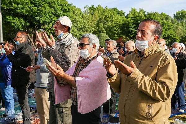 اقامه نماز عید سعید فطر در قزوین‎‎