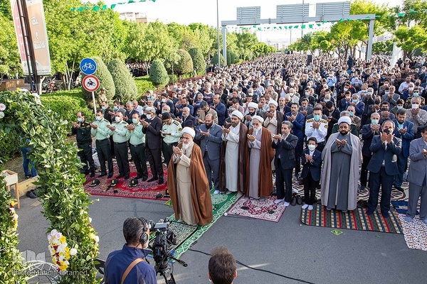 اقامه نماز عید سعید فطر در قزوین‎‎