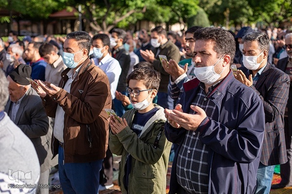 اقامه نماز عید سعید فطر در قزوین‎‎