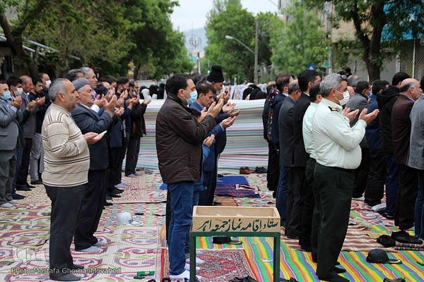 اقامه نماز عید سعید فطر در اهر