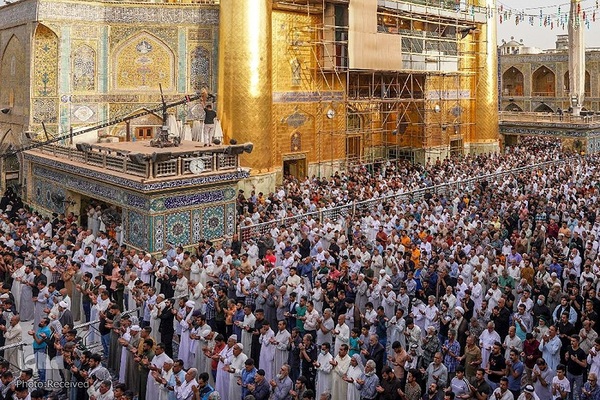 مراسم نماز عید سعید فطر در حرم امیرالمومنین (علیه السلام)