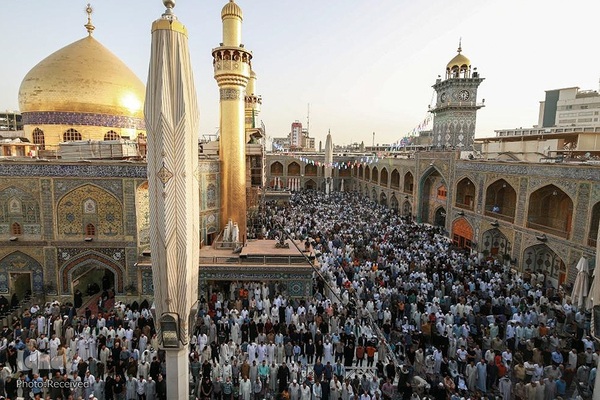 مراسم نماز عید سعید فطر در حرم امیرالمومنین (علیه السلام)