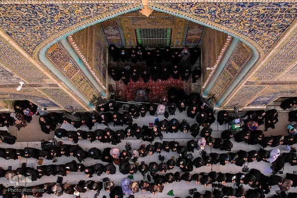 نماز عید سعید فطر در حرم مطهر امیرالمومنین حضرت علی (ع) در نجف اشرف