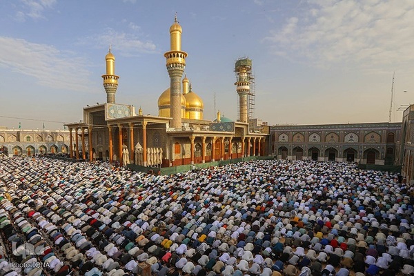 نماز عید سعید فطر در آستان مقدس کاظمیه