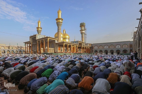نماز عید سعید فطر در آستان مقدس کاظمیه