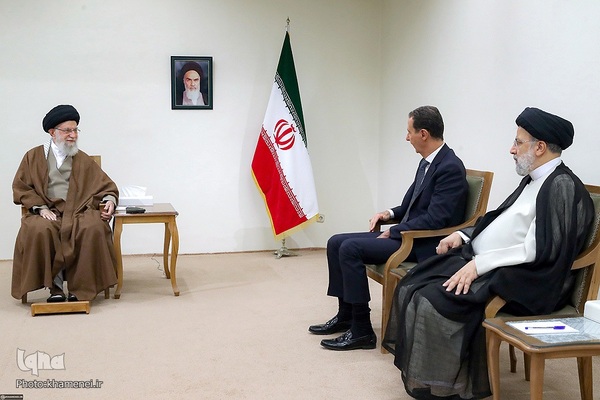 دیدار رئیس جمهور سوریه و هیئت همراه با مقام معظم رهبری