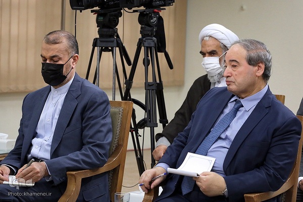 دیدار رئیس جمهور سوریه و هیئت همراه با مقام معظم رهبری