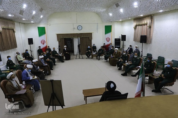 دیدار مسئولان سپاه خراسان‌جنوبی با حجت‌الاسلام عبادی