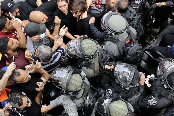 مراسم تشییع پیکر شیرین ابوعاقله، خبرنگار شهید الجزیره در بیت المقدس شرقی