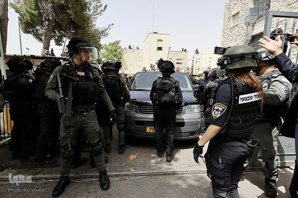 مراسم تشییع پیکر شیرین ابوعاقله، خبرنگار شهید الجزیره در بیت المقدس شرقی