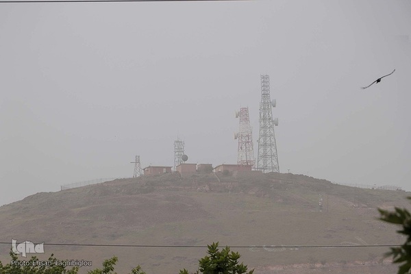 هجوم ریزگرد ها به زنجان‎‎