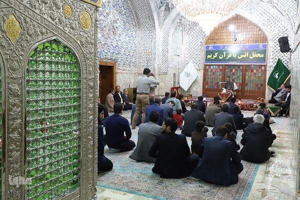 محفل انس با قرآن کریم در امامزاده سیدحمزه(ع) تبریز‎‎