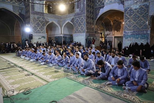 محفل انس با قرآن در مسجد تاریخی کبود تبریز