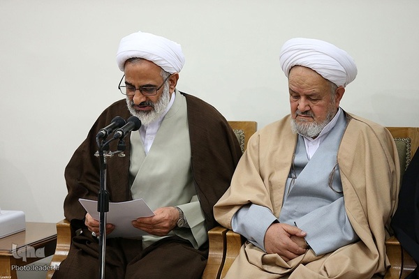 دیدار دست‌اندرکاران کنگره بزرگداشت شهدای روحانی با رهبر انقلاب