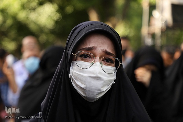 تشییع سه شهید تازه تفحص شده‌ی دوران دفاع مقدس