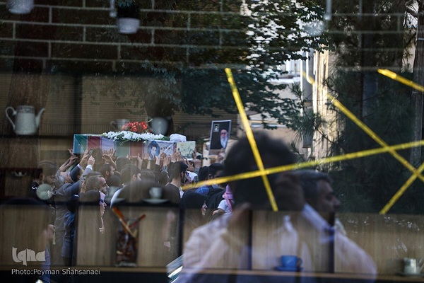 تشییع سه شهید تازه تفحص شده‌ی دوران دفاع مقدس