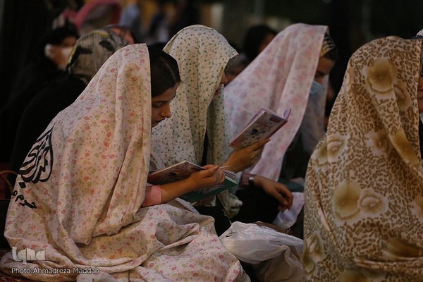 مراسم سوگواری شب شهادت امام جعفر صادق(ع) در حرم شاهچراغ‎‎