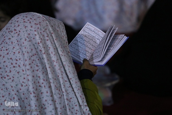 مراسم سوگواری شب شهادت امام جعفر صادق(ع) در حرم شاهچراغ‎‎