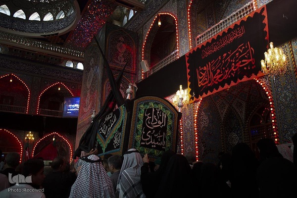 مراسم سوگواری شهادت امام صادق در حرم حضرت عباس (عليه السلام)