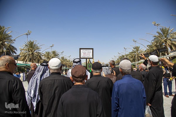 مراسم سوگواری شهادت امام صادق در حرم حضرت عباس (عليه السلام)