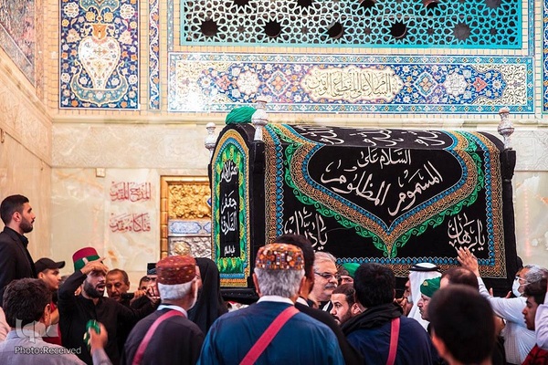 مراسم سوگواری شهادت امام صادق در حرم حضرت عباس (عليه السلام)