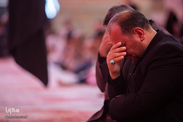 عزاداری خدام حرم حضرت عباس(ع) در روز شهادت امام صادق(ع)