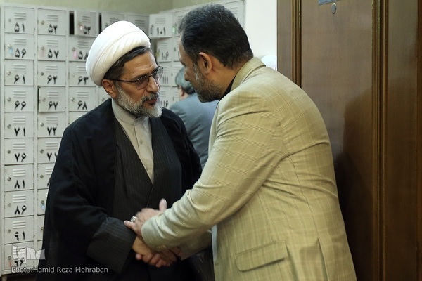 حضور حجت الاسلام والمسلمین حمید محمدی، دبیر شورای توسعه فرهنگ قرآنی در مراسم