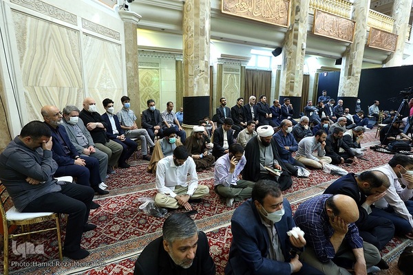 مراسم بزرگداشت عالم ربانی و معلم قرآن کریم آیت الله سید عبدالله فاطمی نیا(ره) در مسجد امام صادق(ع)